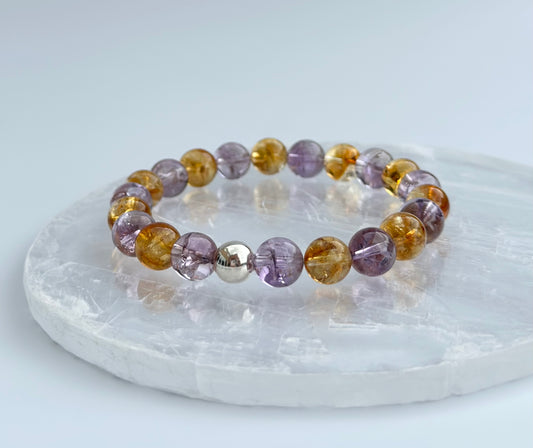 AAA Grade Amethyst x Citrine Bracelet