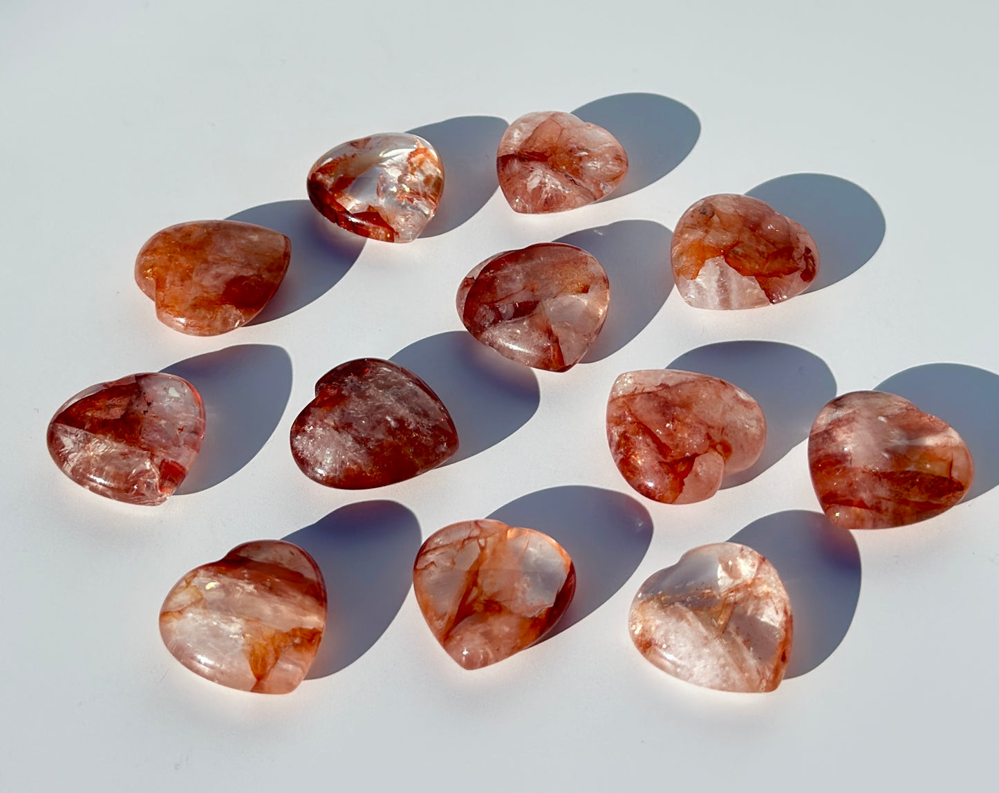 Fire Quartz Mini Heart