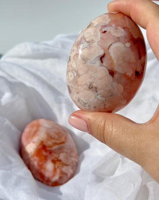 Carnelian Flower Agate Palm