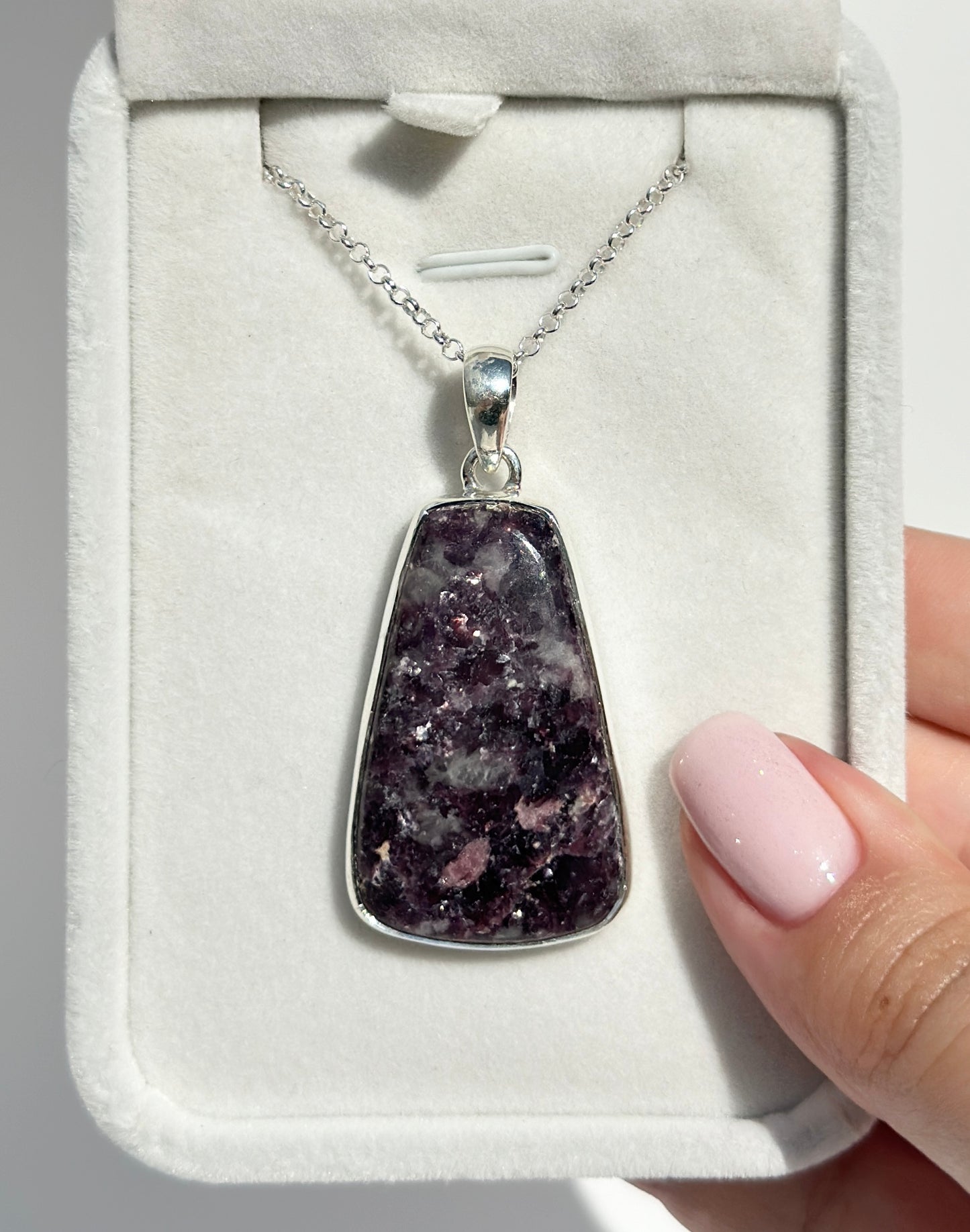 Lepidolite Pendant