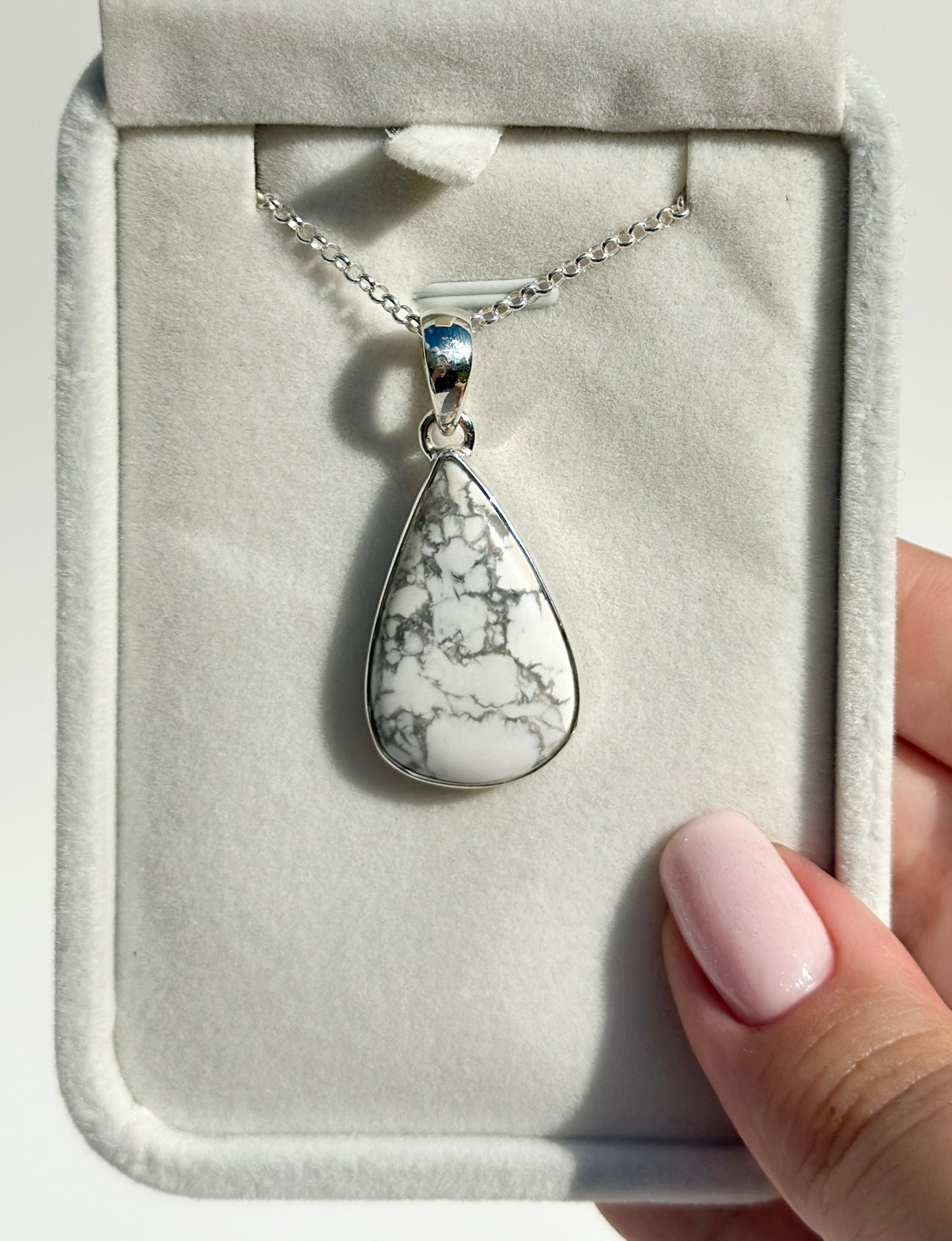 Howlite Pendant