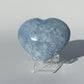 Blue Calcite Heart