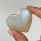 White Moonstone Heart