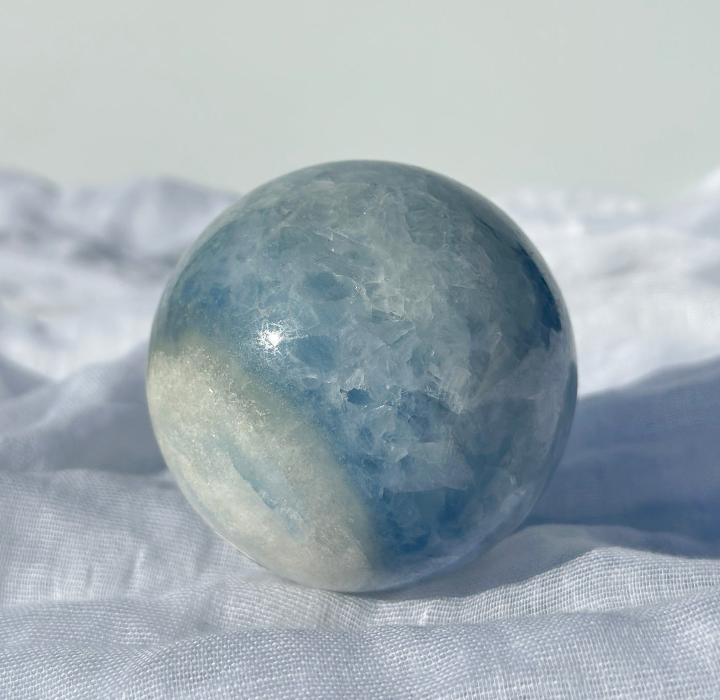 Blue Calcite Sphere