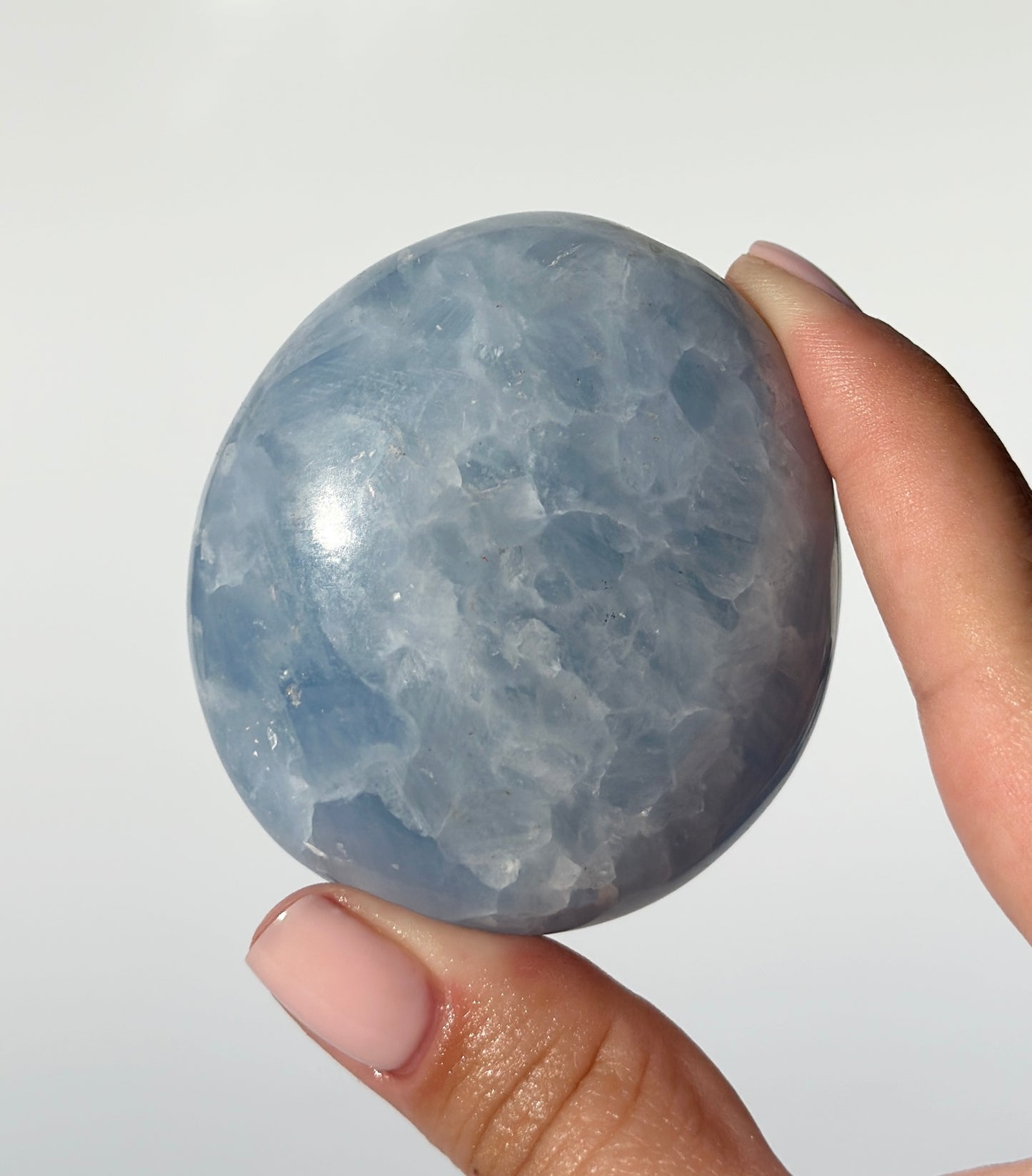 Blue Calcite Palm