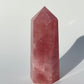 Gemmy Rose Quartz Point