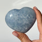 Blue Calcite Heart