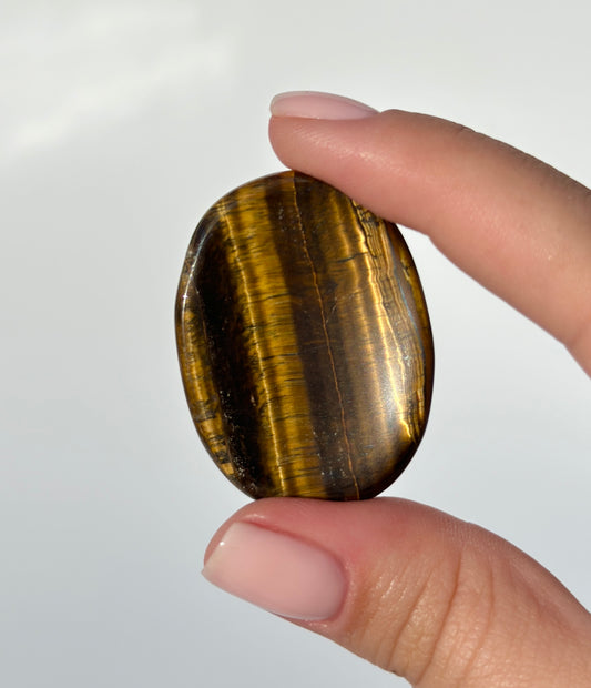 Tiger Eye Worry Stone