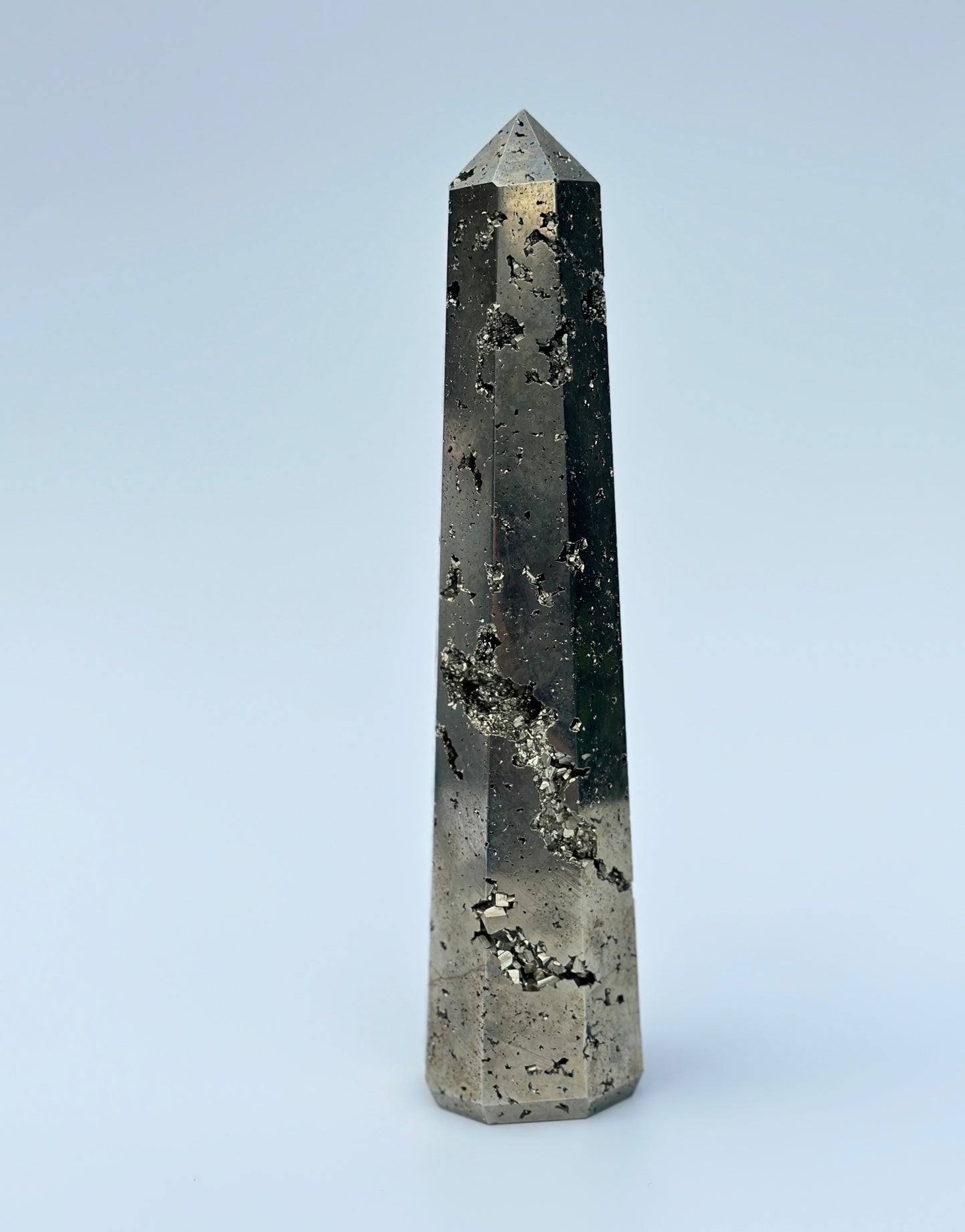 XL Druzy Pyrite Point