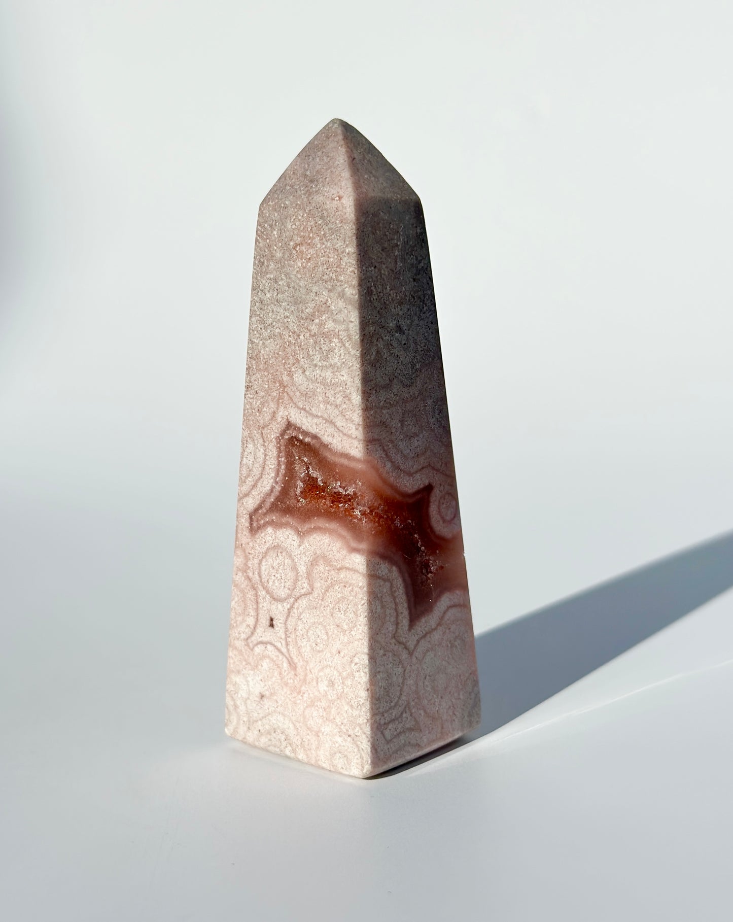 Pink Amethyst Obelisk