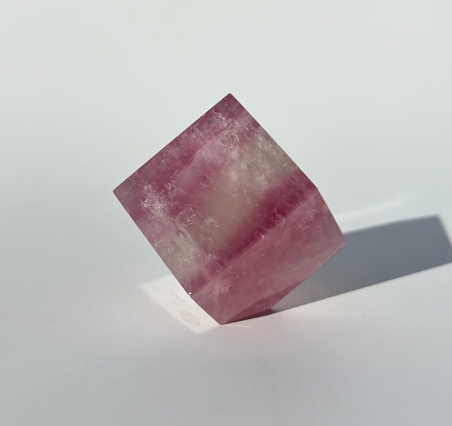 Magenta Fluorite Cube