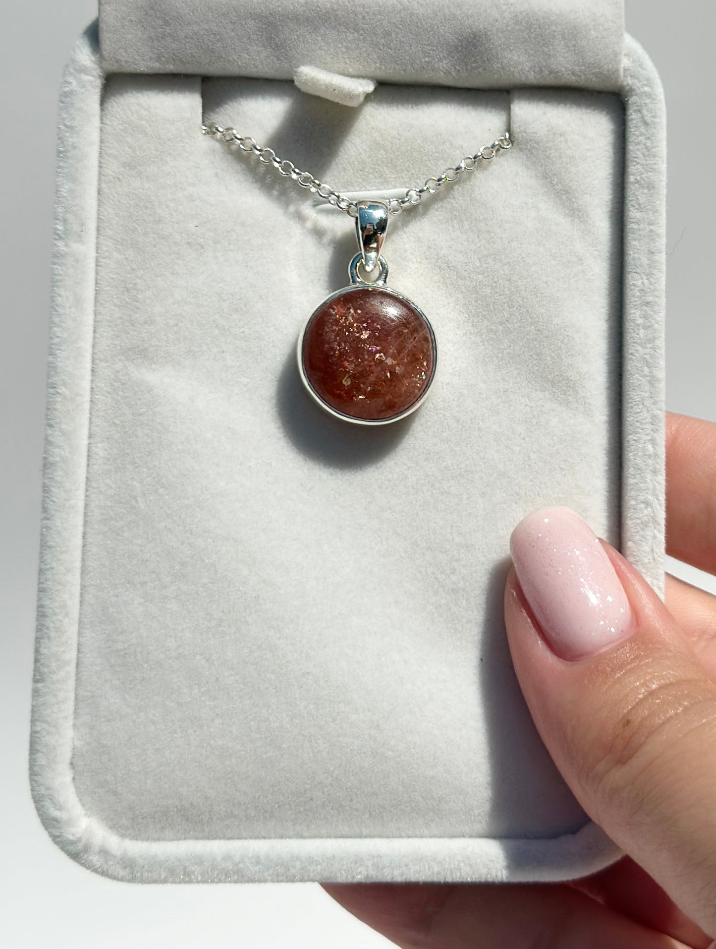 Confetti Sunstone Pendant