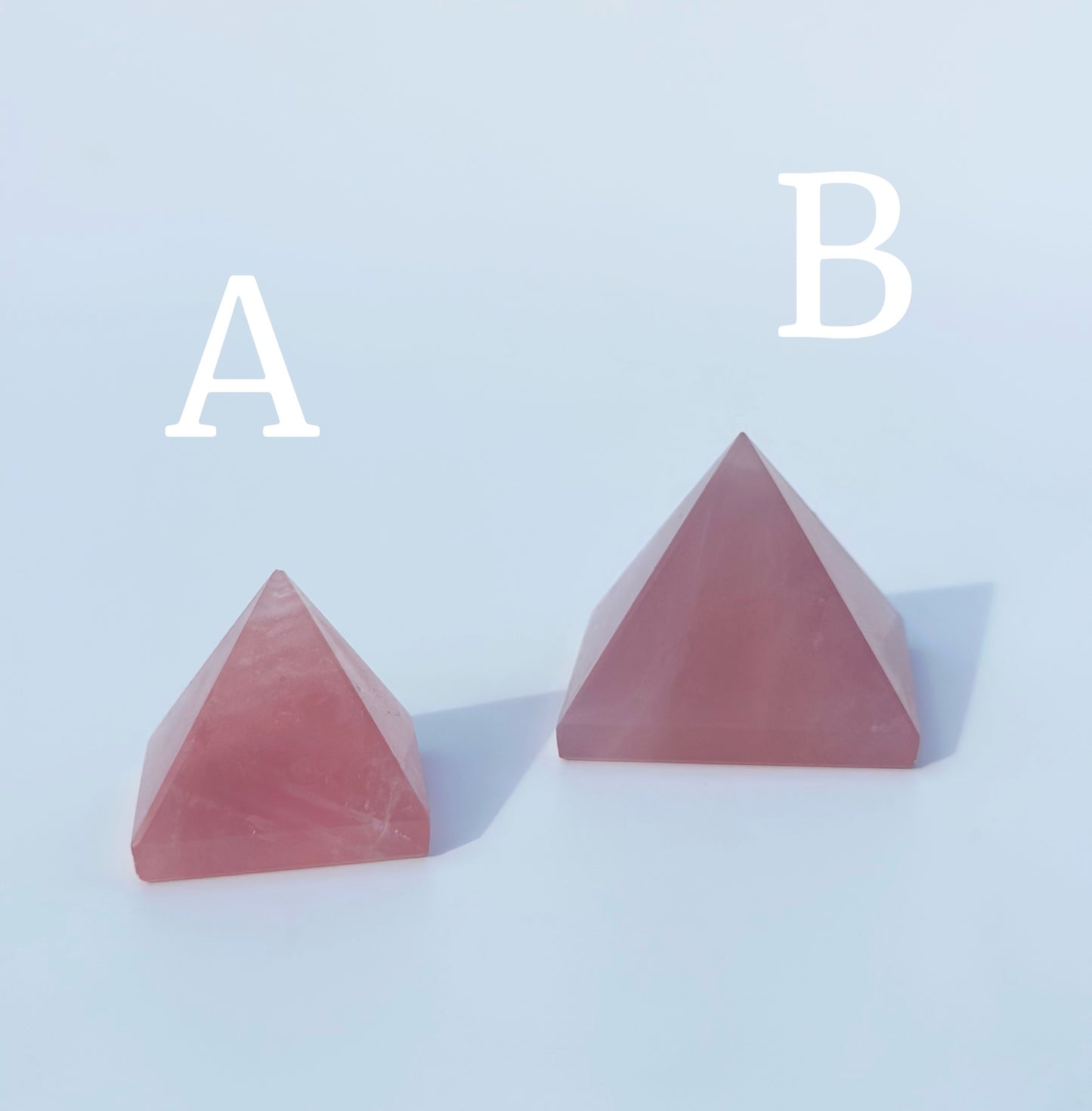 Rose Quartz Pyramid