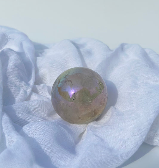 Angel Aura Quartz Sphere