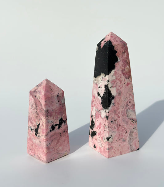 Peruvian Rhodonite Obelisk