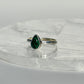 Pear Malachite Ring - Various Sizes