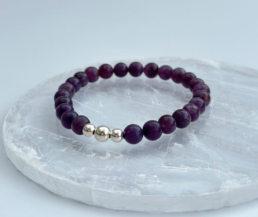 Mica Lepidolite Bracelet