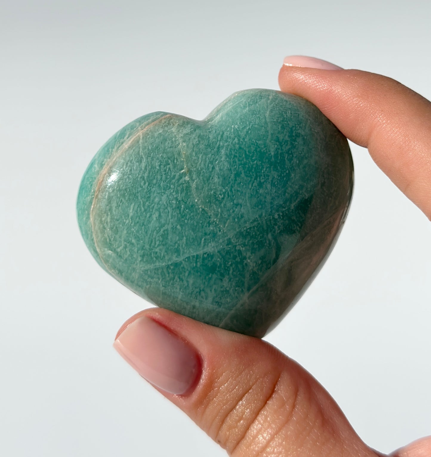 Amazonite Heart