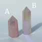 Aura Rose Quartz Point