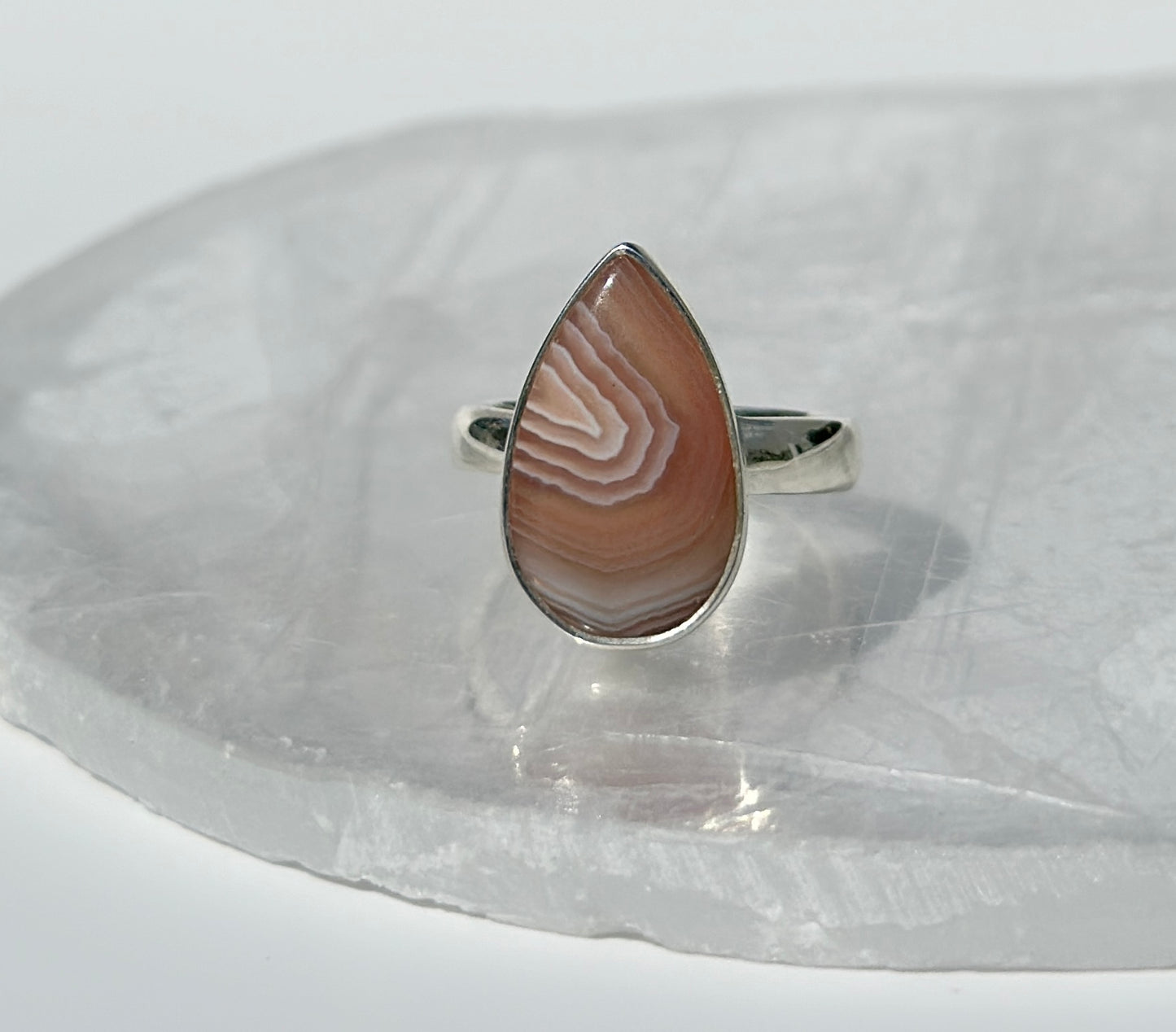 Botswana Agate Ring - Adjustable