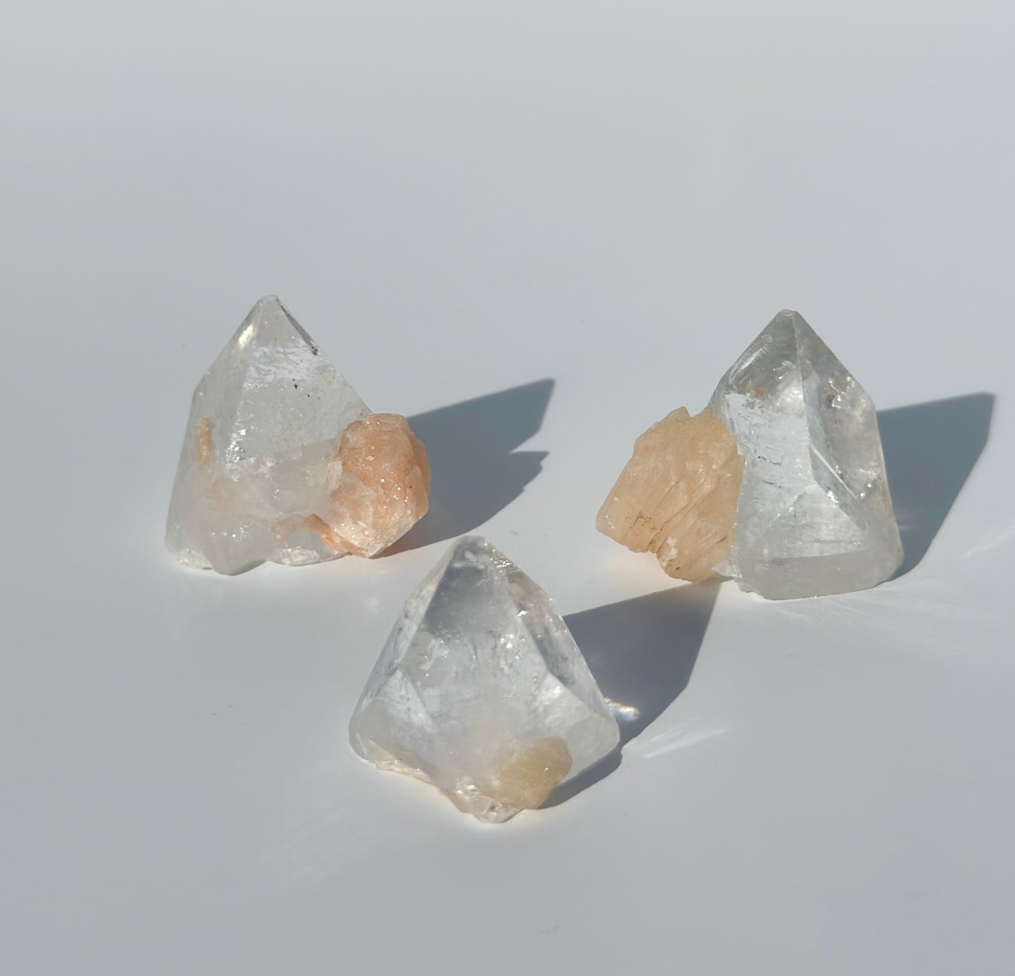 Apophyllite Tip with Stilbite