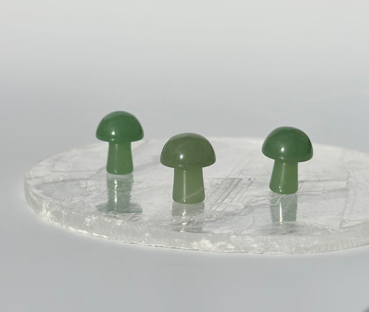 Green Aventurine Mini Mushroom