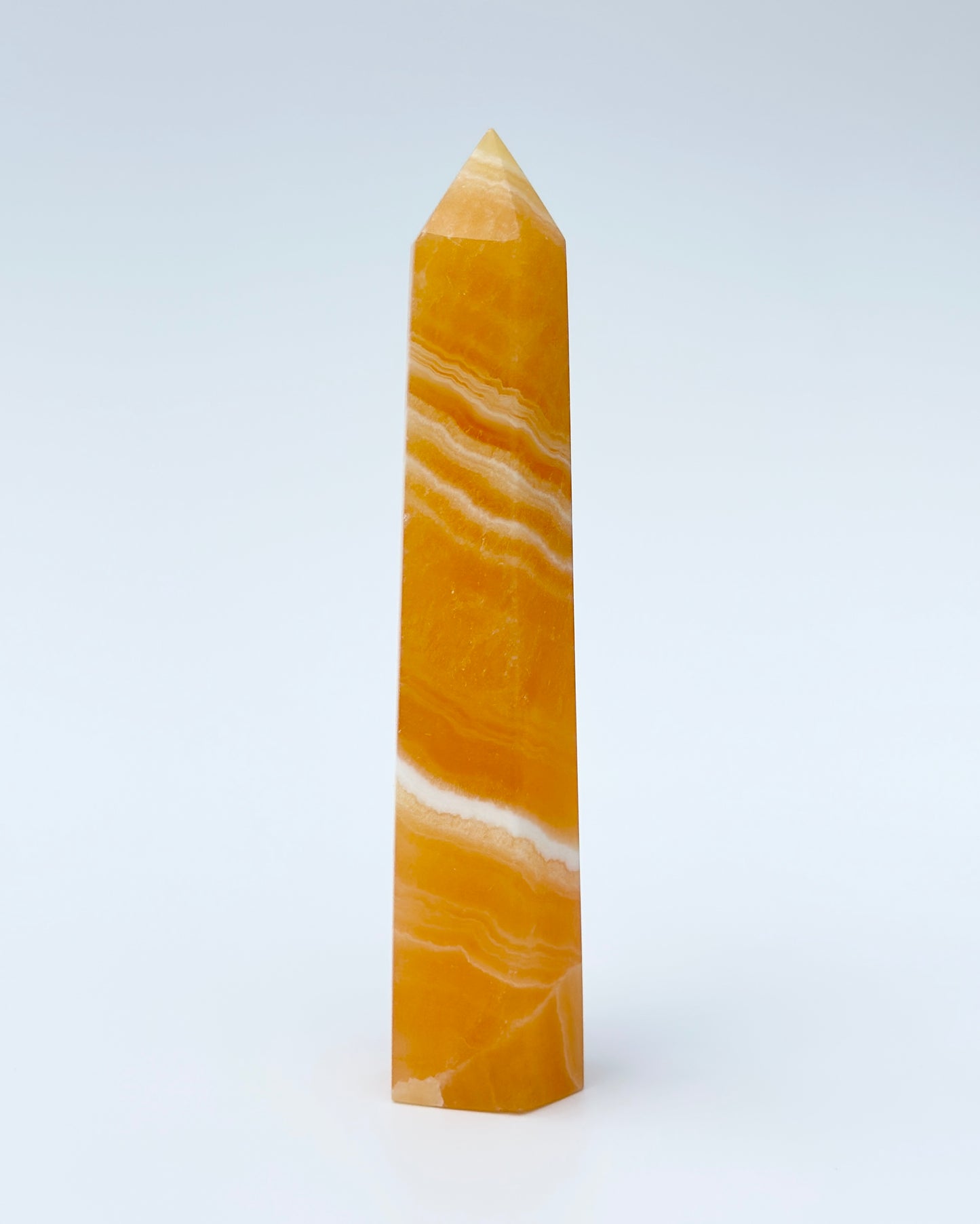 Orange Calcite Point