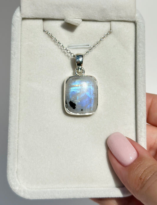 Rainbow Moonstone Pendant