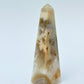 Golden Druzy Agate Obelisk