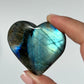 Blue & Golden Flash Labradorite Heart