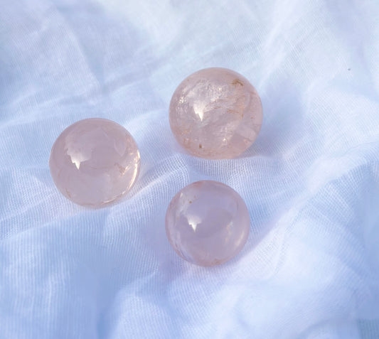 Jello Rose Quartz Mini Sphere