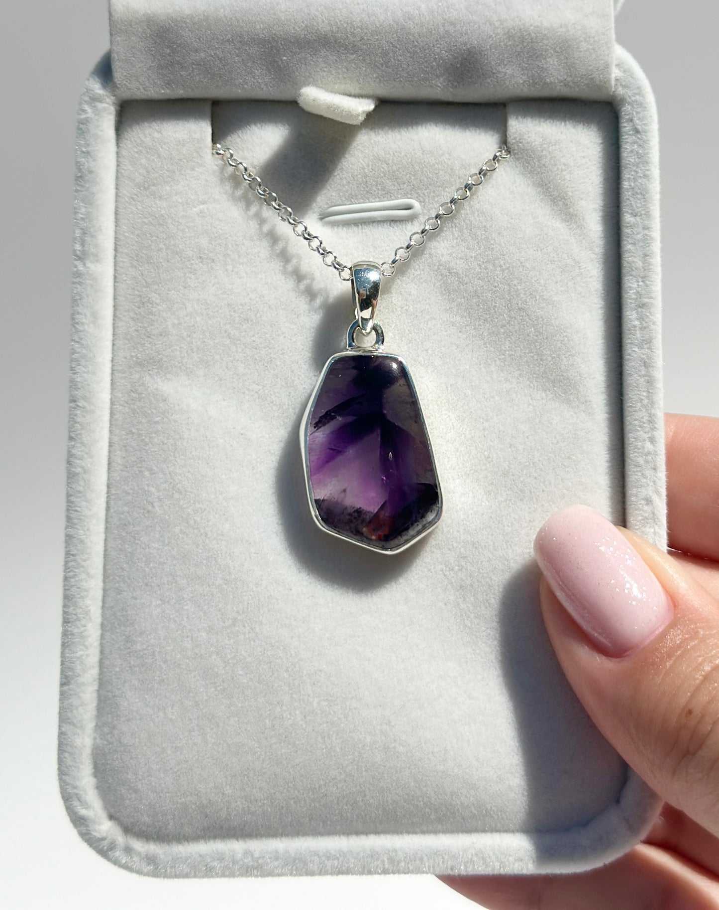 Trapiche Amethyst Pendant