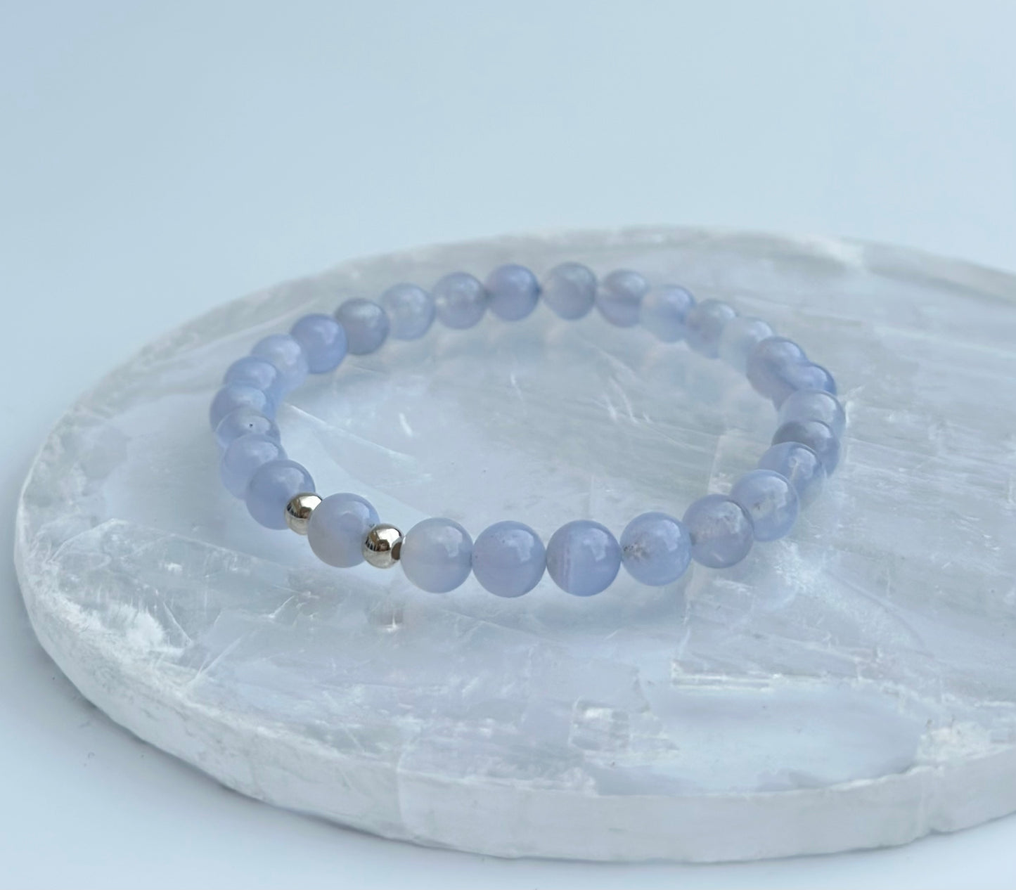 Blue Chalcedony Bracelet