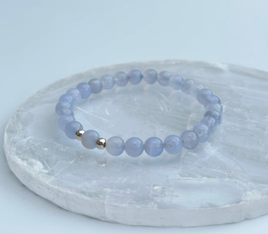 Blue Chalcedony Bracelet