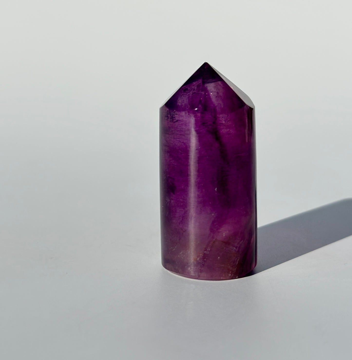 Magenta Fluorite Point