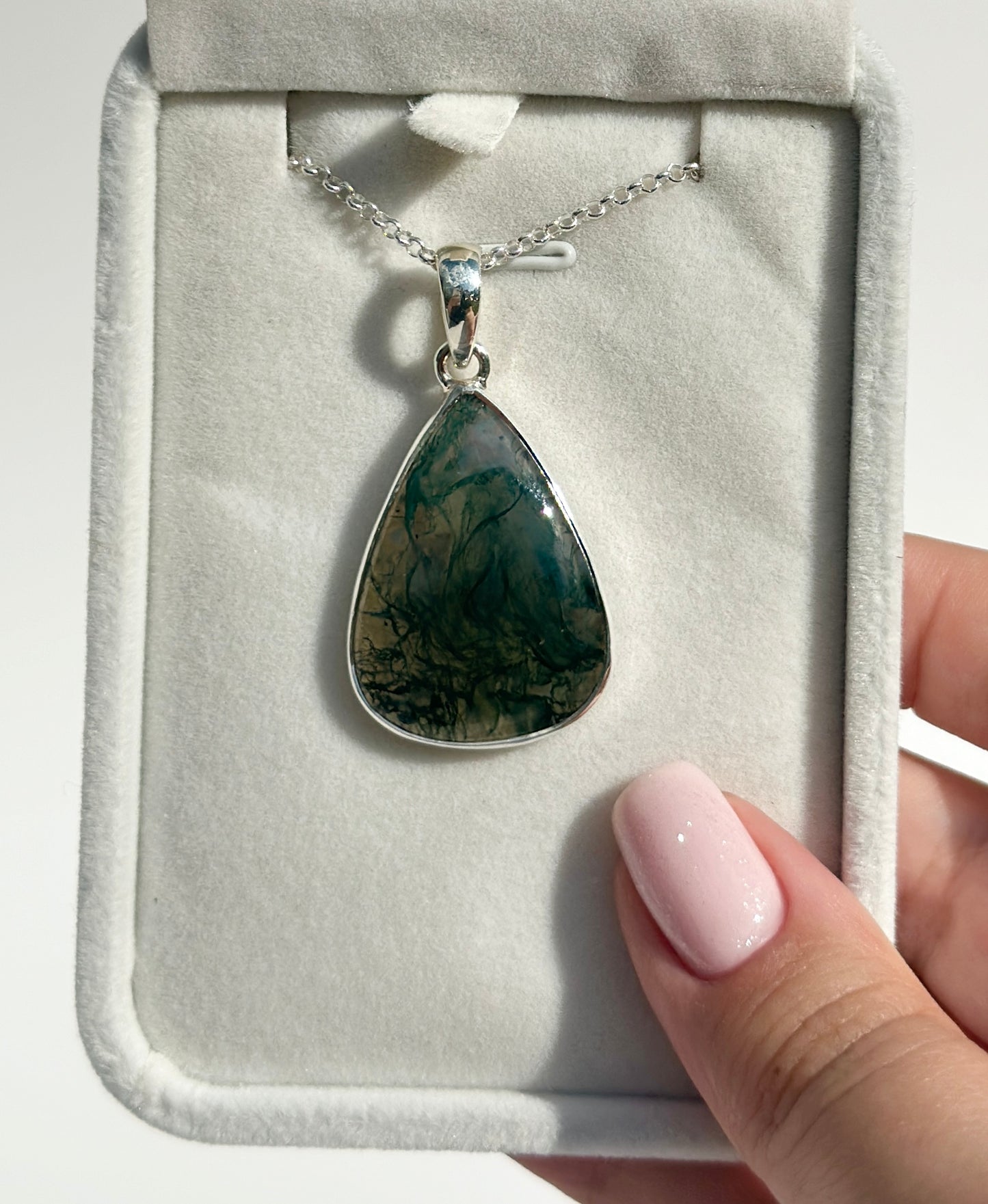 Moss Agate Pendant