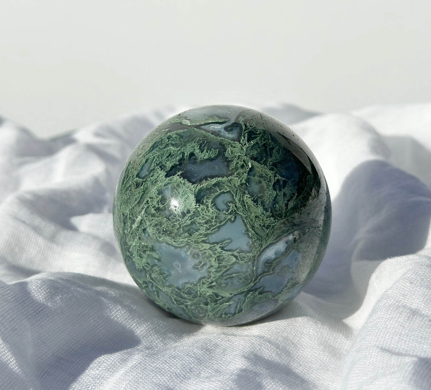 Moss Agate Sphere