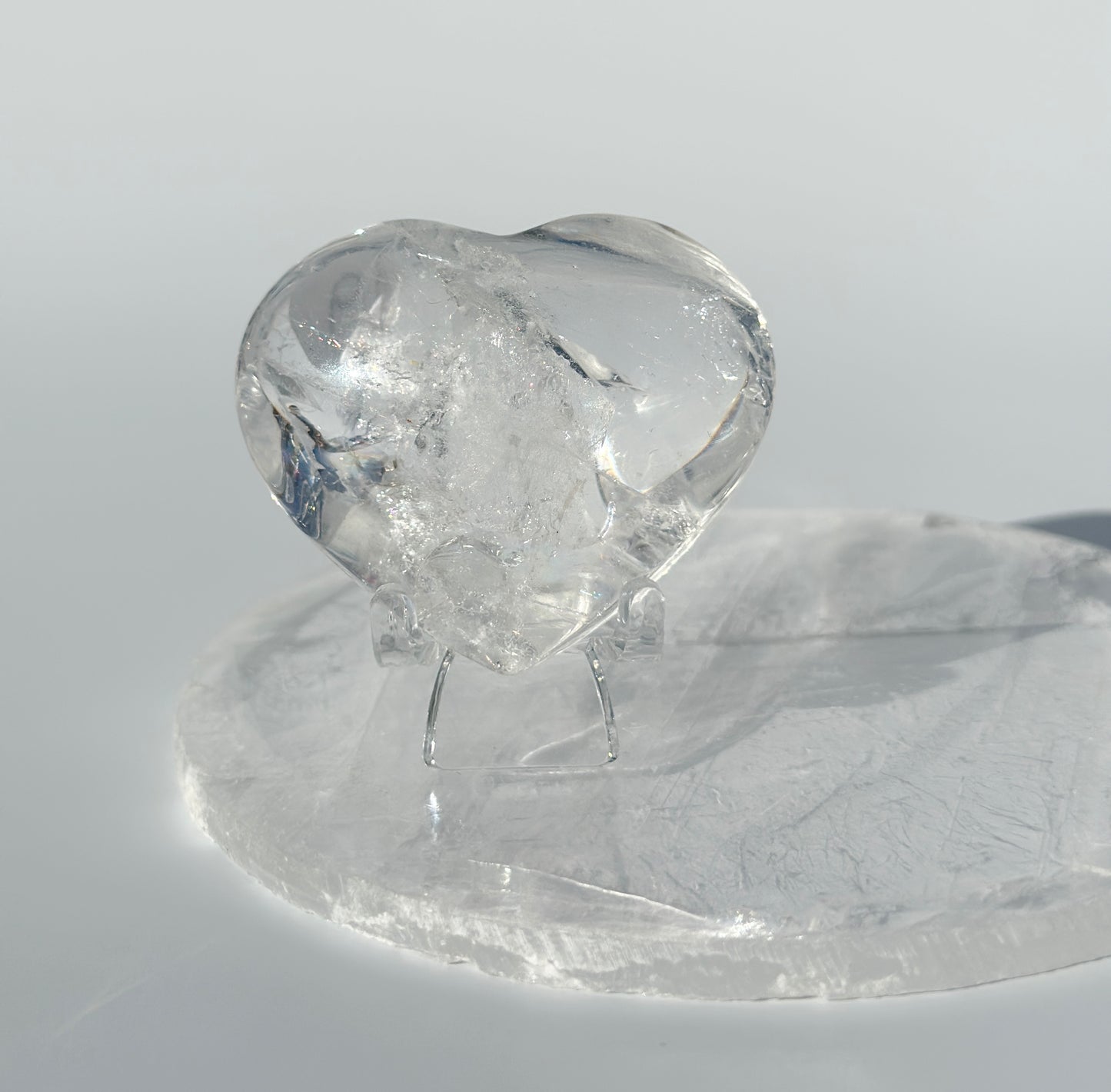 Clear Quartz Heart