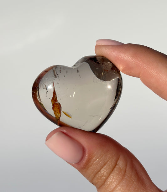 Smoky Quartz Heart