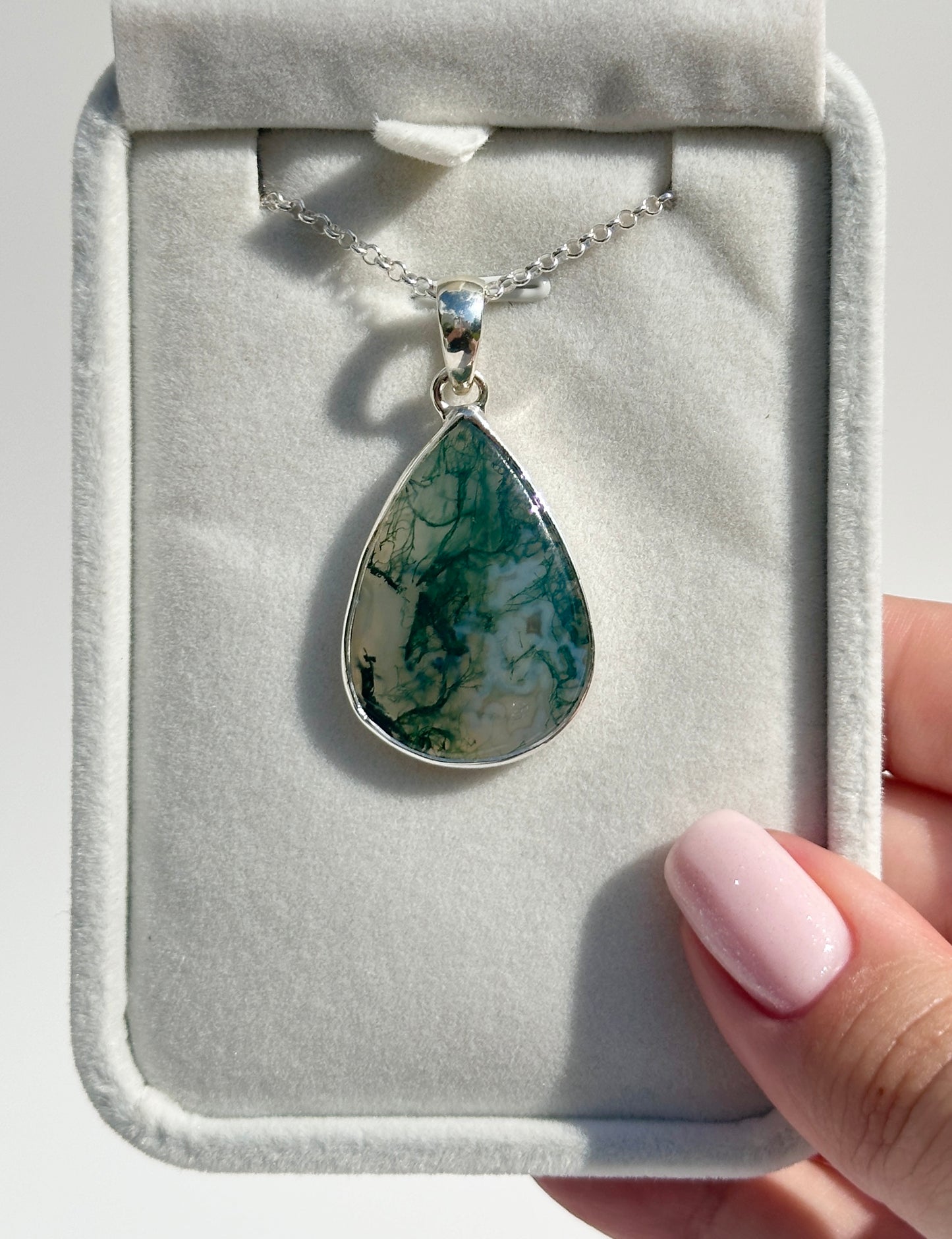 Moss Agate Pendant