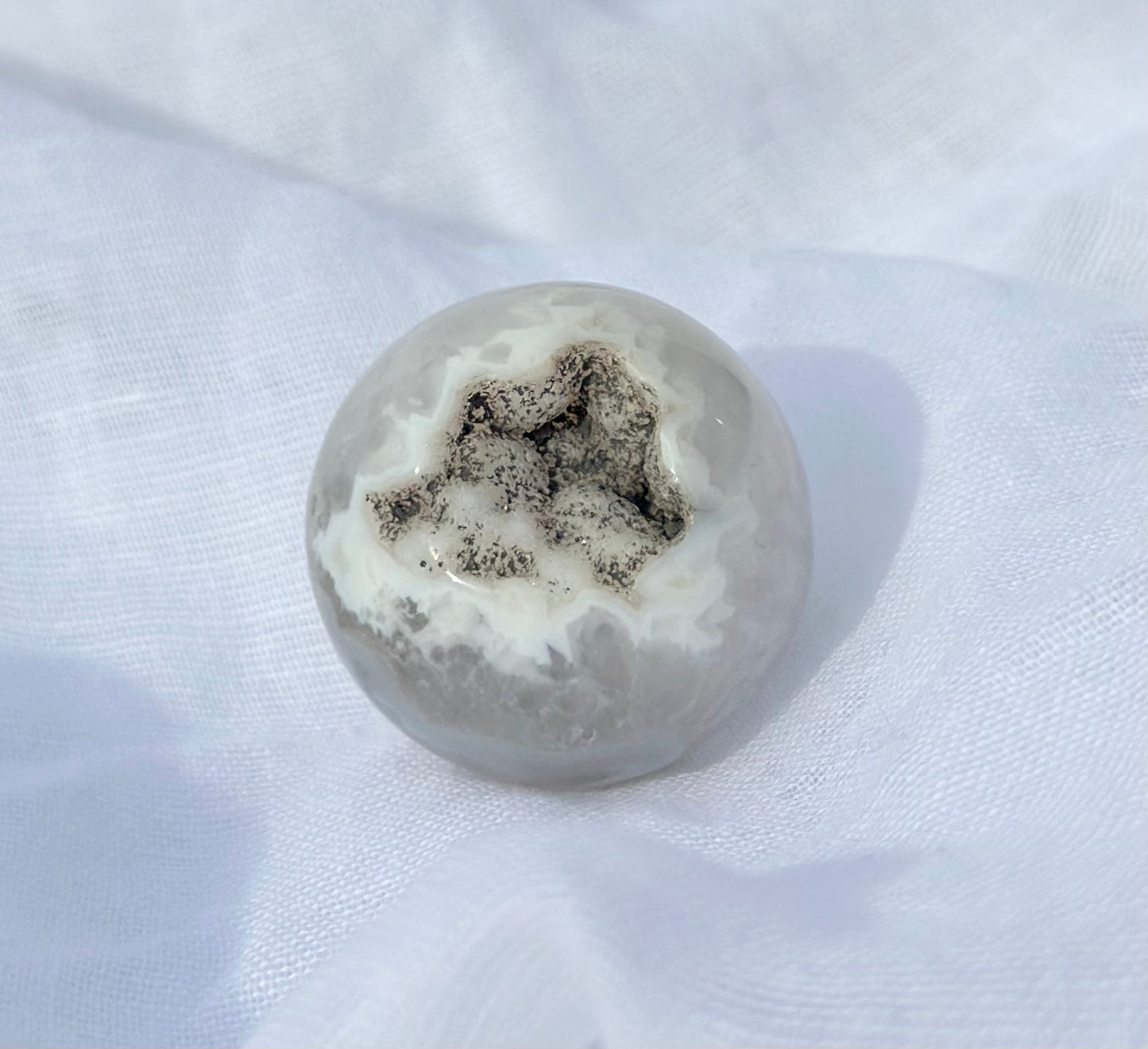 Druzy Agate Small Sphere