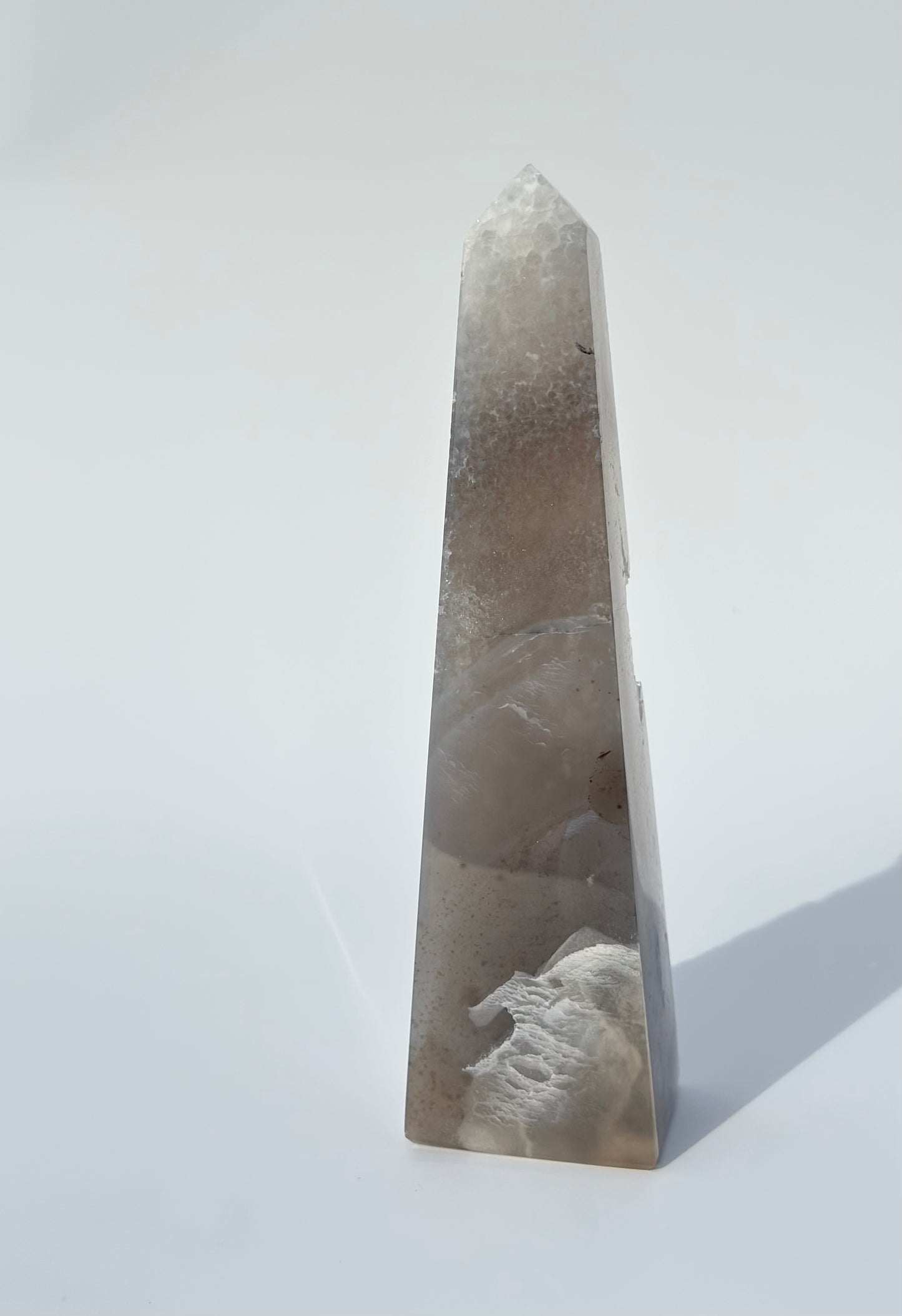 Druzy Agate Obelisk