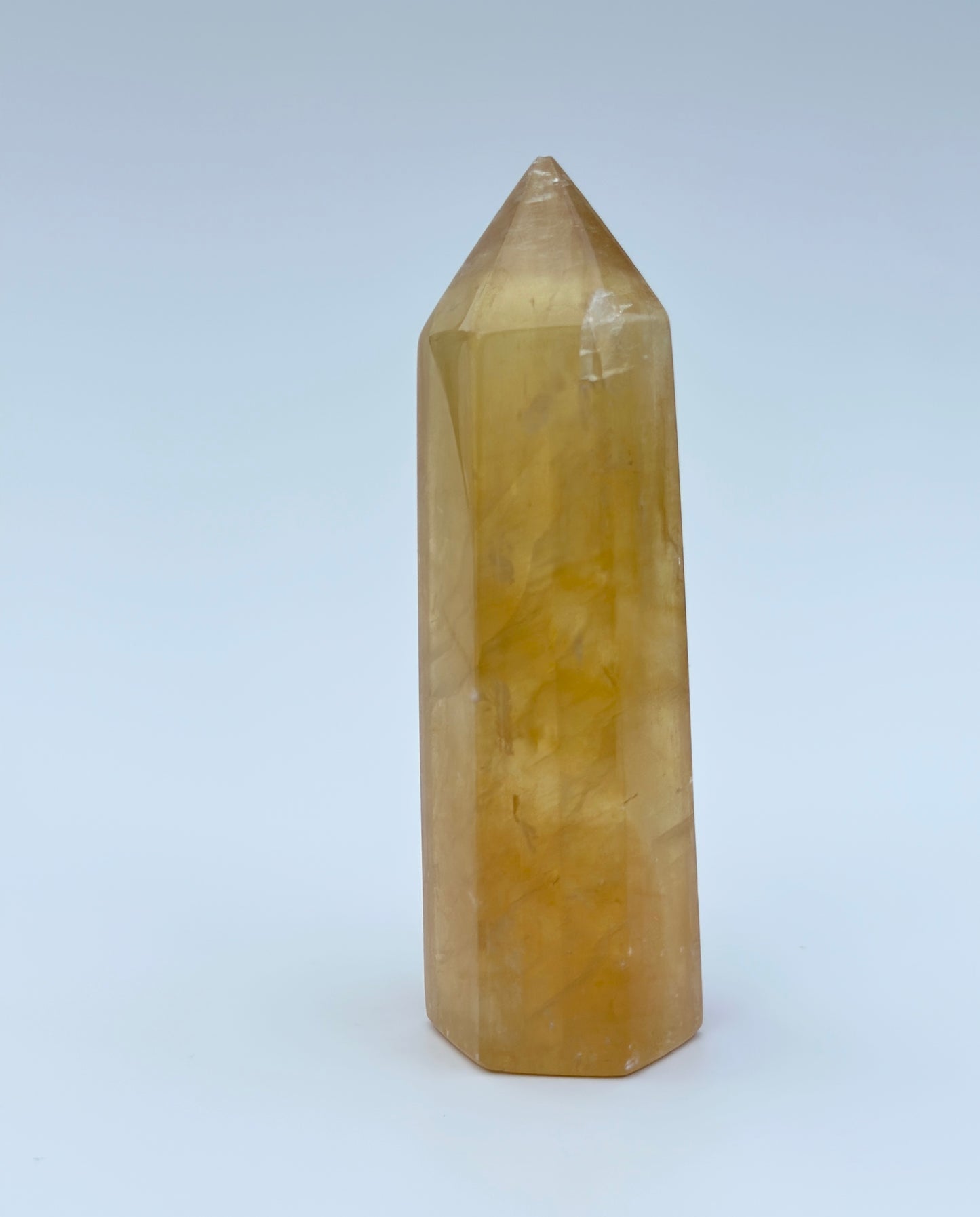 Honey Calcite Point