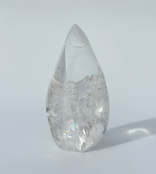 Clear Quartz Flame