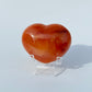 Carnelian Puff Heart