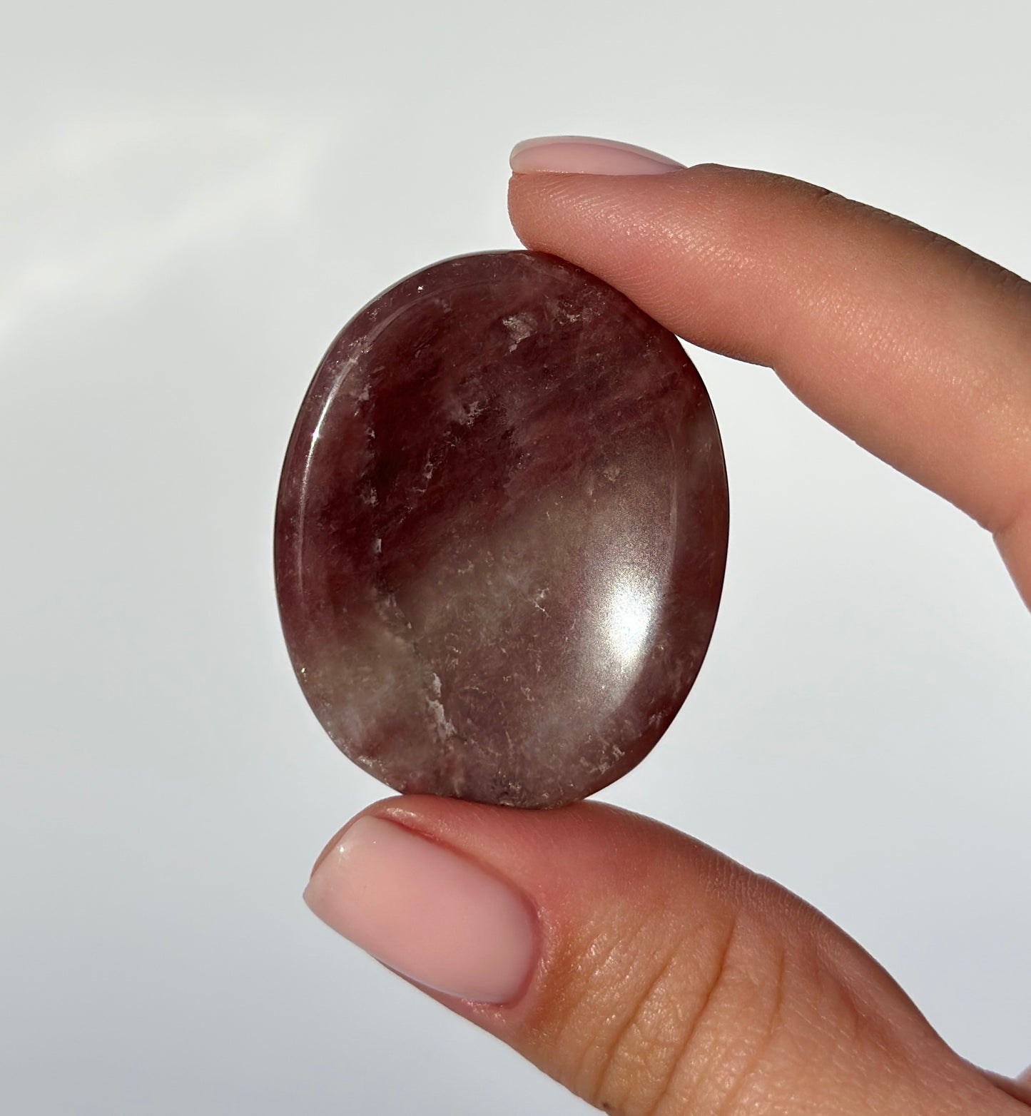 Pink Lepidolite Worry Stone