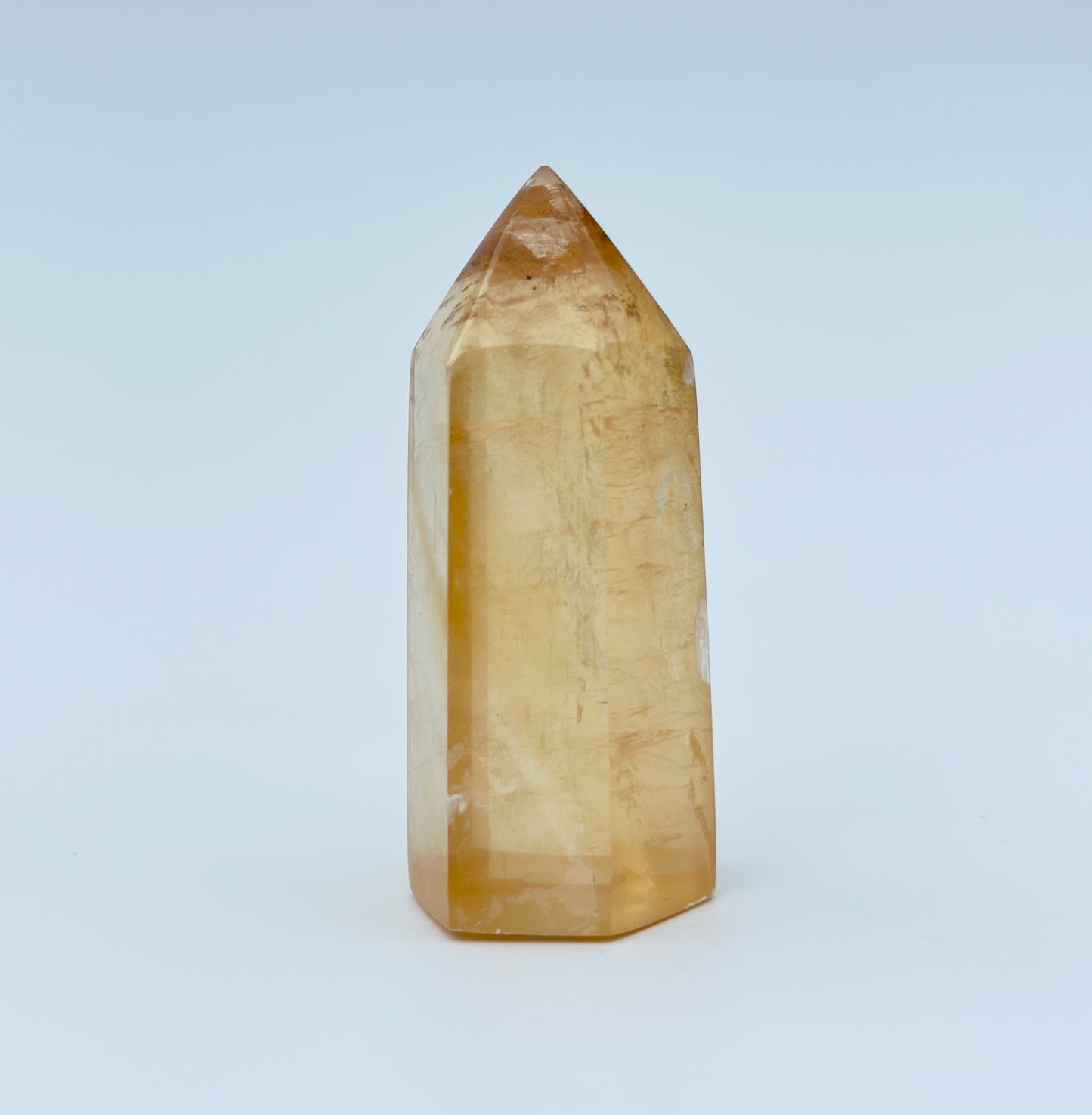 Honey Calcite Point