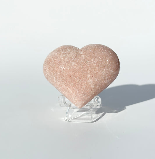 Pink Amethyst Heart