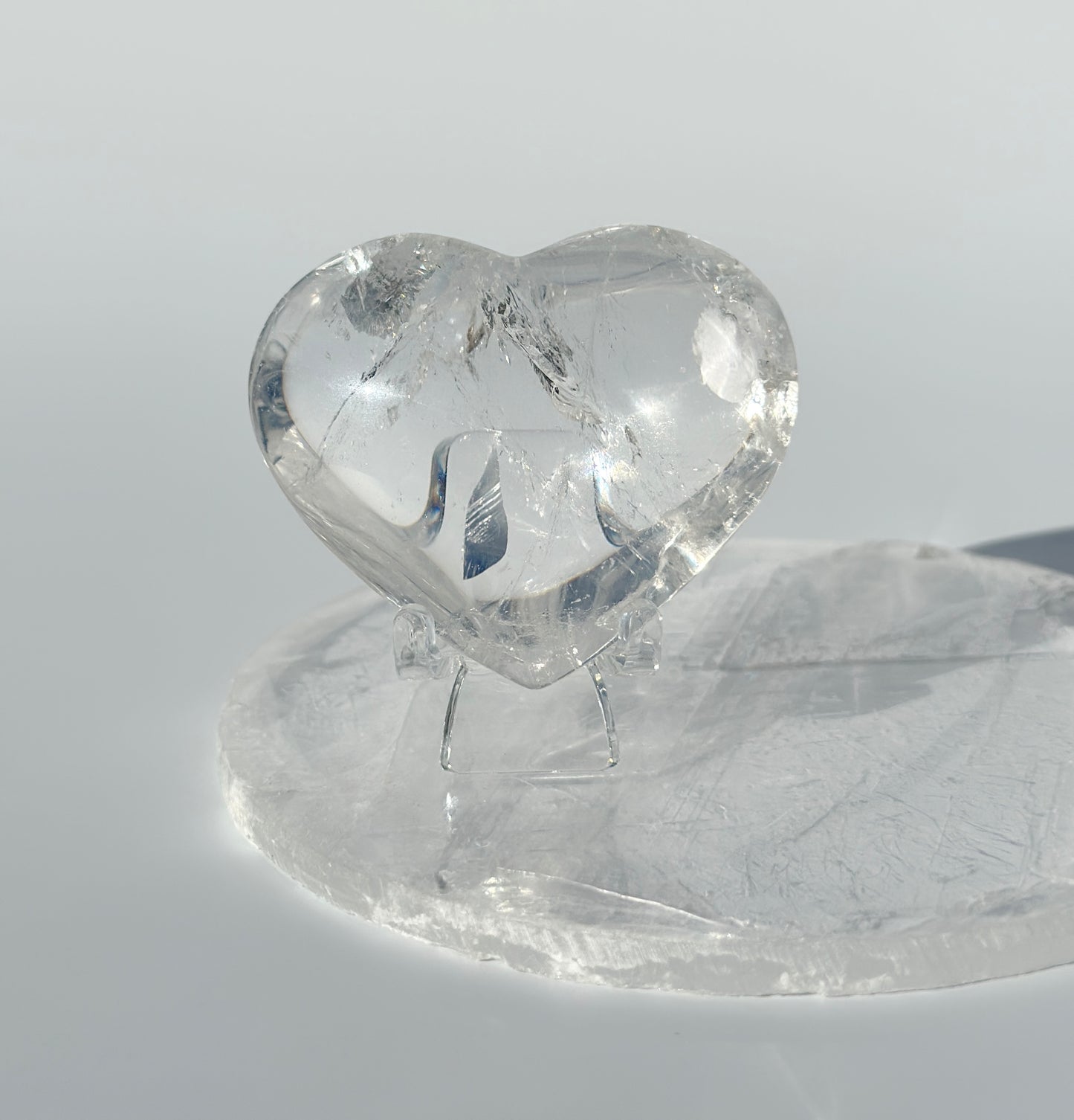 Clear Quartz Heart