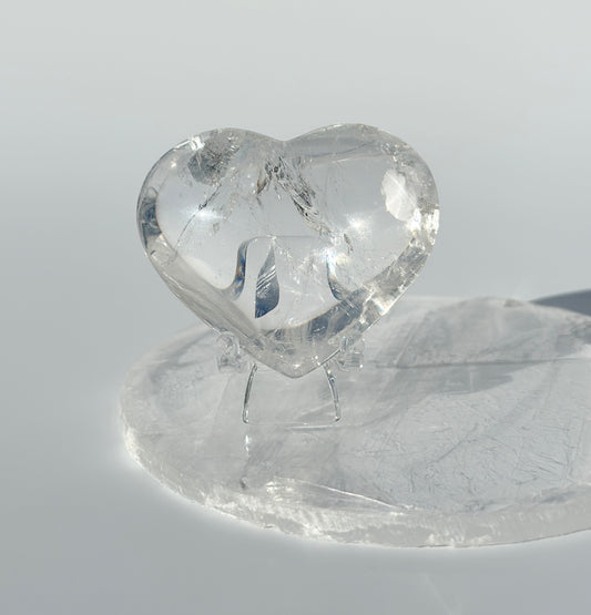 Clear Quartz Heart